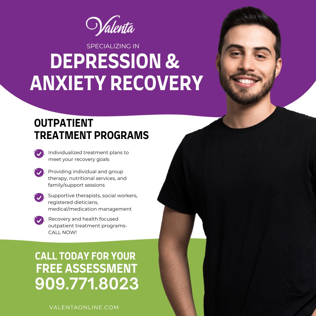 Inclusive of individual and group therapy, medication management, and family support sessions in Inland Empire at Valenta Mental Health